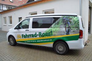 Autowerbung Fahrrad-Rossi